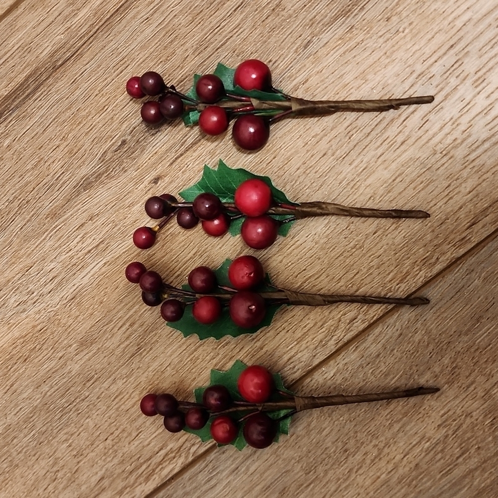 Artifical berry picks - decor - 4